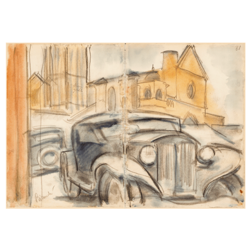 BUCCI Assisi macchina 1933